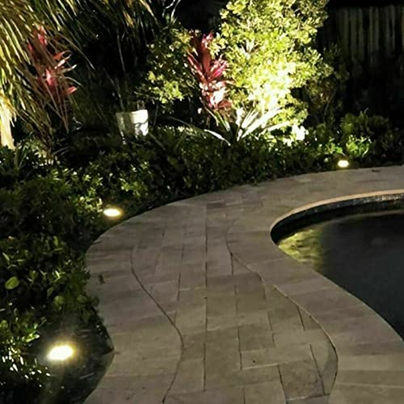 4/8/12 Solar Powered LED Buried Inground Recessed Light Garden Outdoor Deck Path (8X) - 12X image number 6