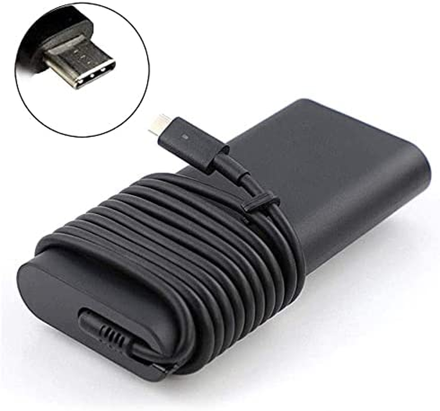130W USB C Charger, 20V 6.5A 130W USB Type C Power Adapter, Compatible with Dell XPS 15 XPS 9570, XPS 9575, Lenovo, Asus ROG Gaming Laptop and More, P/N 0K00F5 HA130PM170 image number 6