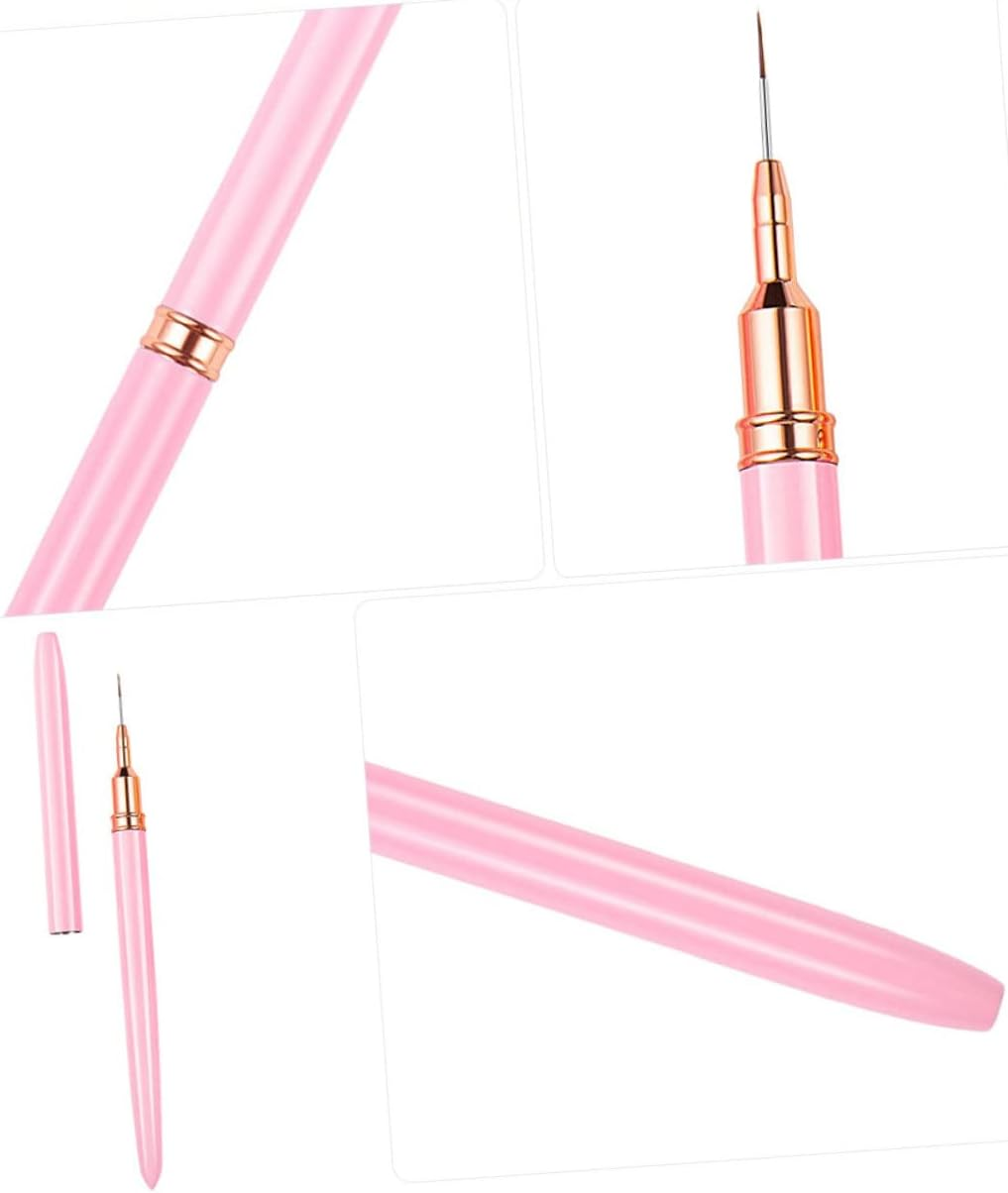 FOMIYES Nail Art Drawing Pen Fine Brush for Detailed Manicure Designs Nail Art Tool for Home and Line Painting Pen image number 5
