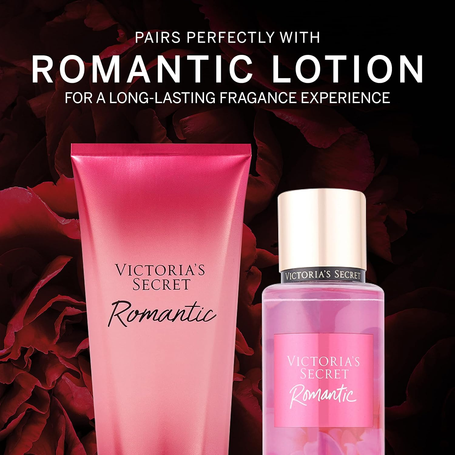 Victoria Secret Romantic Body Spray for Women, 250 Ml (Bf-0667548800501_Vendor) image number 5