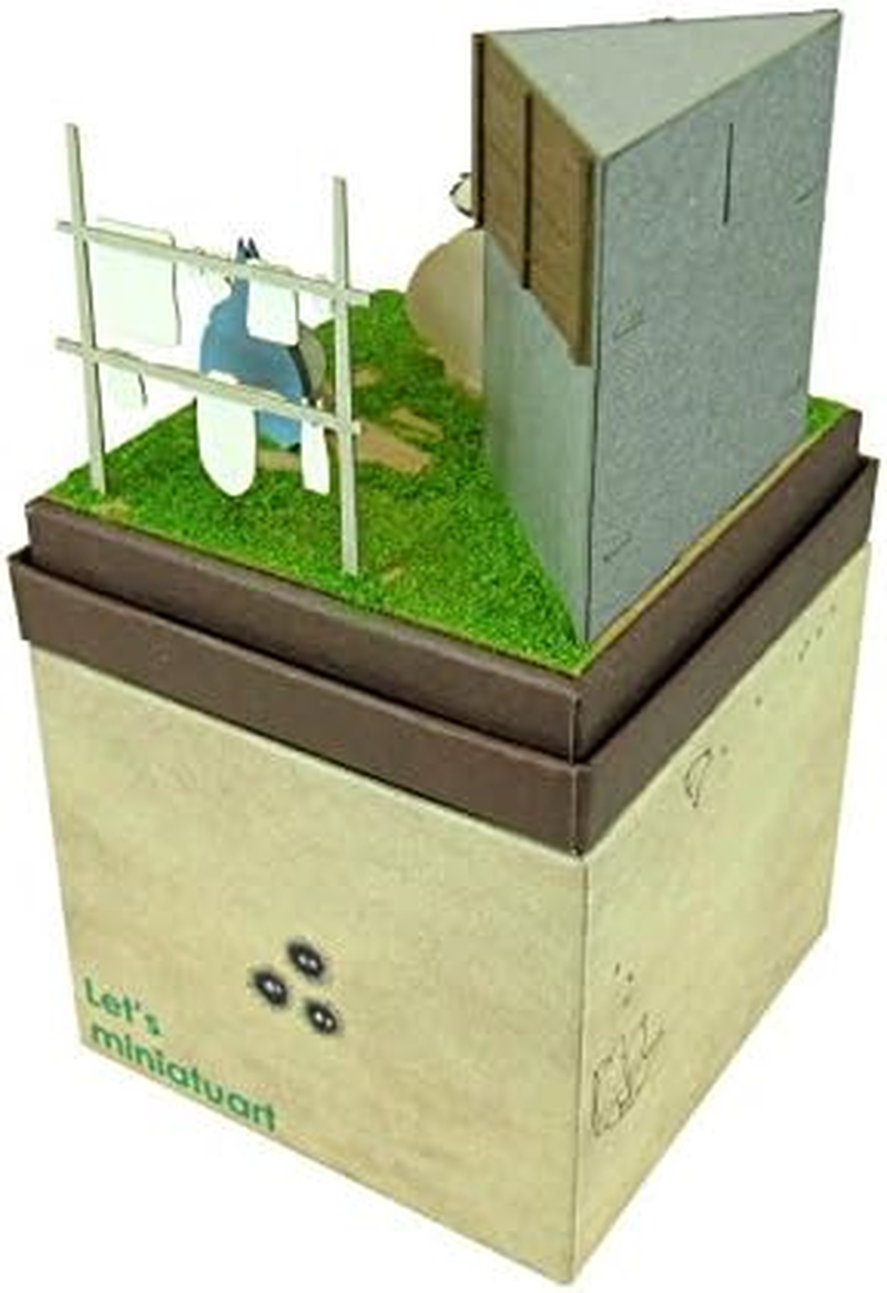 Sankei MP07-46 Studio Ghibli Mini My Neighbor Totoro Mikke, Small Totoro Mikke, Non-Scale, Papercraft, White image number 1