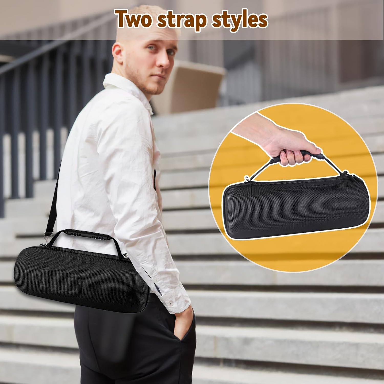 Case for JBL Charge 5 / Charge 4 Portable Speaker, (Case Only!) Hard Protective Travel Carrying Storage Case Bag Compatible with Charger and USB Cable image number 4