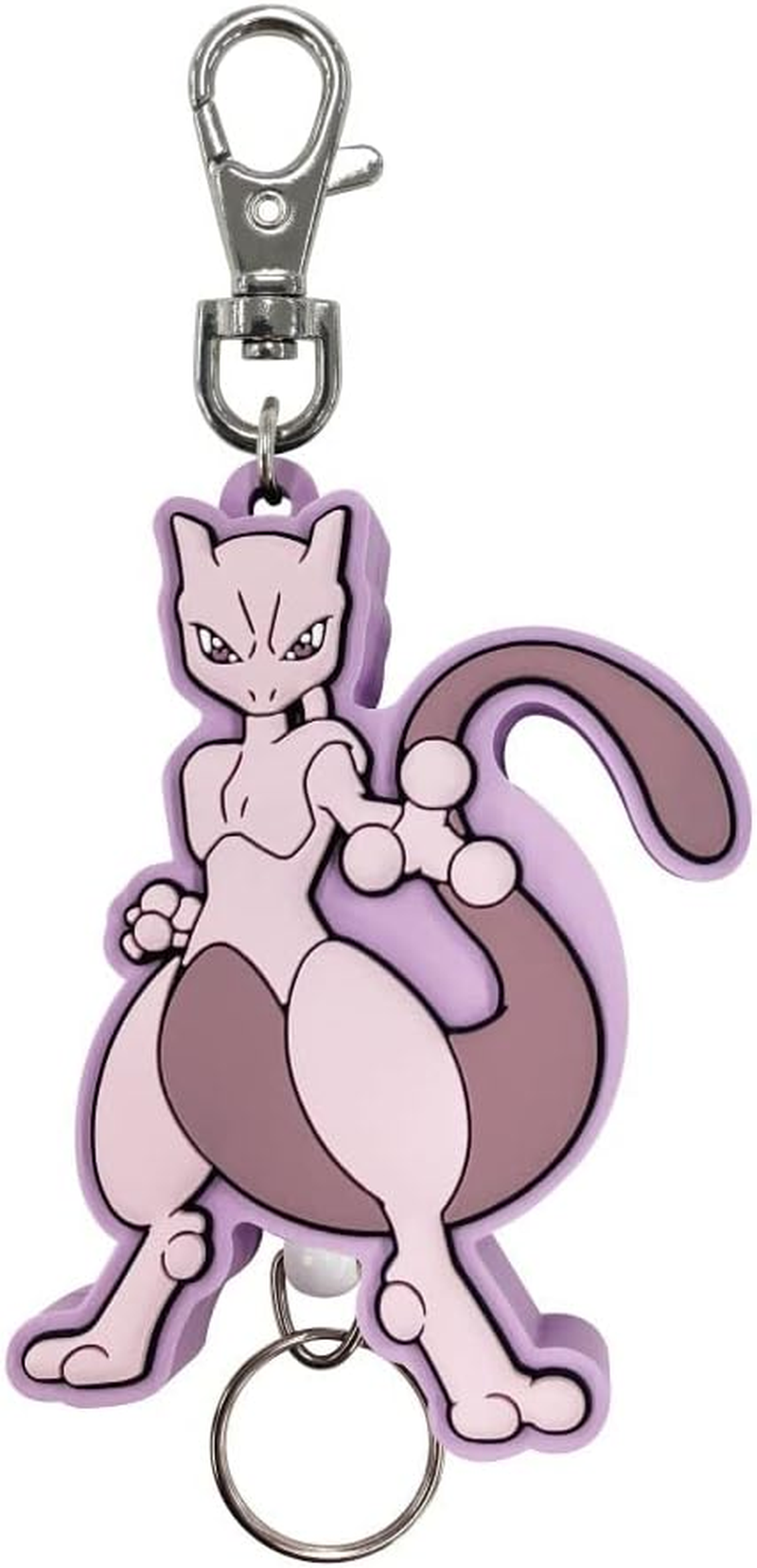 SK Japan Pokemon Rubber Reel Key Chain Mewtwo