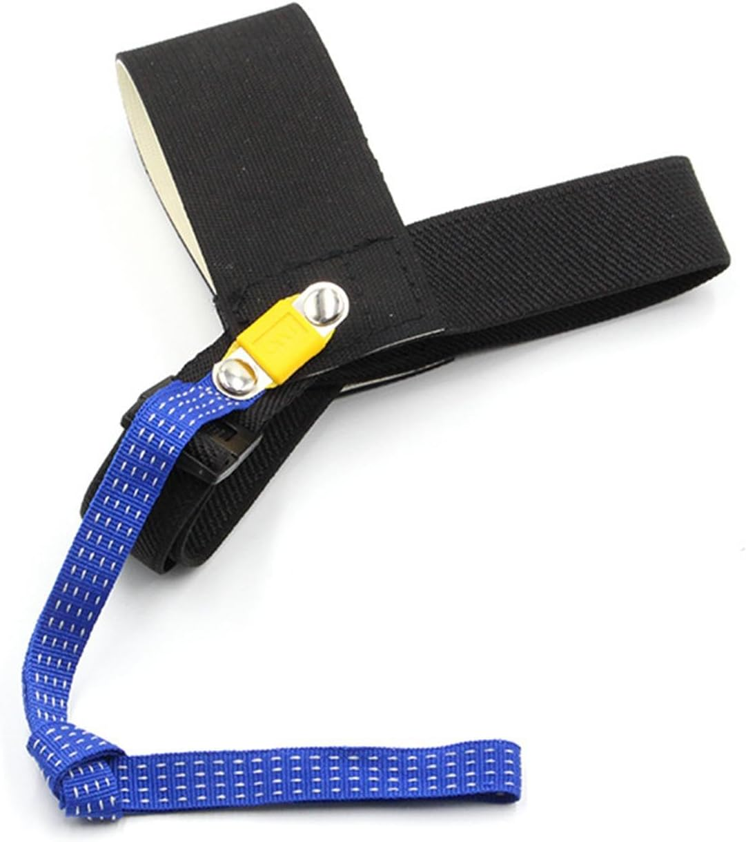 Harayaa anti Static Ankle Heel Strap ESD Grounding Cord Grounder Electronic Discharge Band for Electronics Factory Electronic Devices image number 5