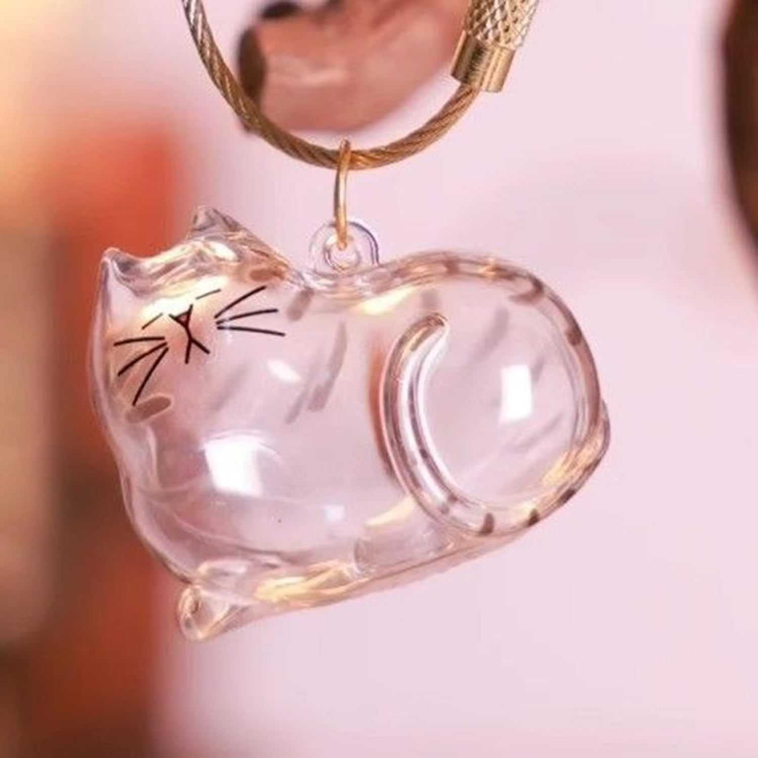 Transparent Cat Hair Storage Box, Cat Hair Storage Bottle, Pet Memorial Keepsake, with Meaningful Sympathy, Clear and Compact Design, 4.5Cm, for Friends & Family image number 1