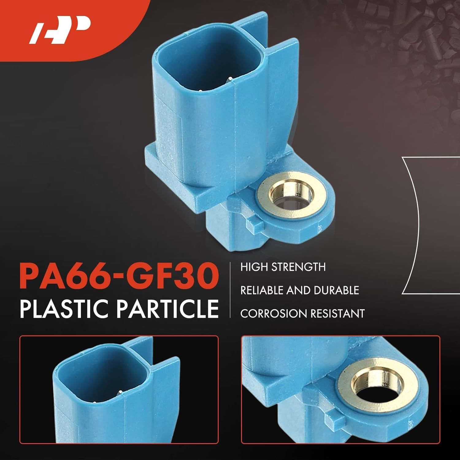 A-Premium ABS Wheel Speed Sensor Compatible with Volvo Models - S60 2011-2015, S80 2007-2015, XC60 2010-2015, XC70 2009-2015 - Rear Driver or Passenger Side, Replace# 30736634, 307366340 image number 1