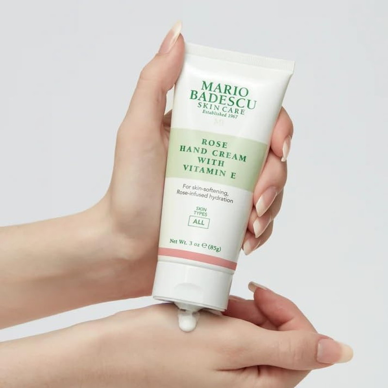 Rose Hand Cream with Vitamin E by Mario Badescu for Women - 3 Oz Cream image number 3