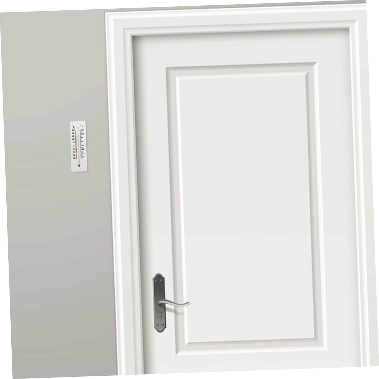 Amosfun 2Pcs Outdoor Thermometer Key Hider Box Wall-Mounted Plastic Key Storage Decorative for Garden Sheds and Office Compact Space-Saving Concealed Safe Holder image number 4