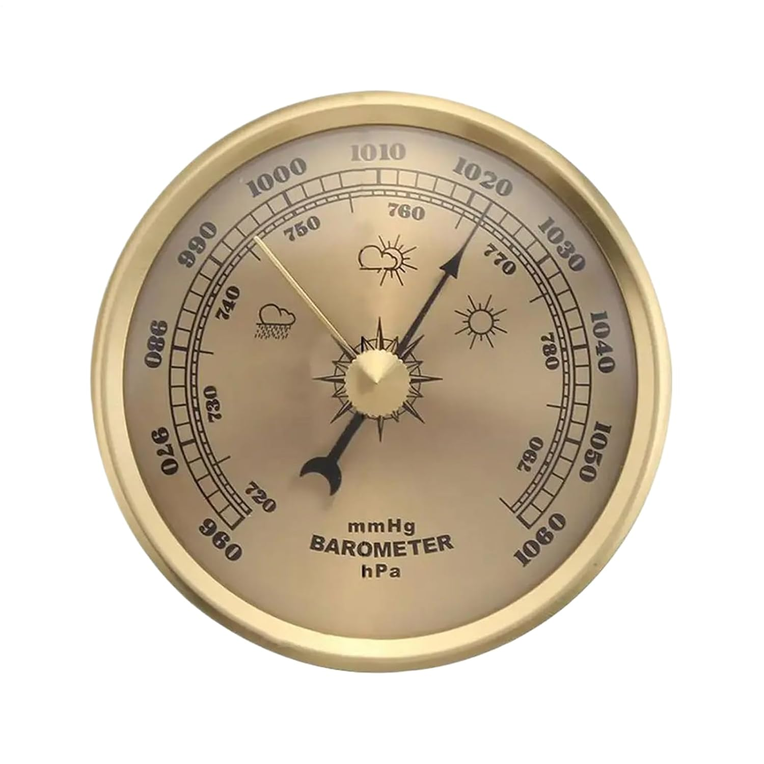 Weather Barometer - Automatic Pressure Gauge - Portable Barometer for Fishing Surfing Hiking Camping Boating Hunting Activities Men Women image number 3