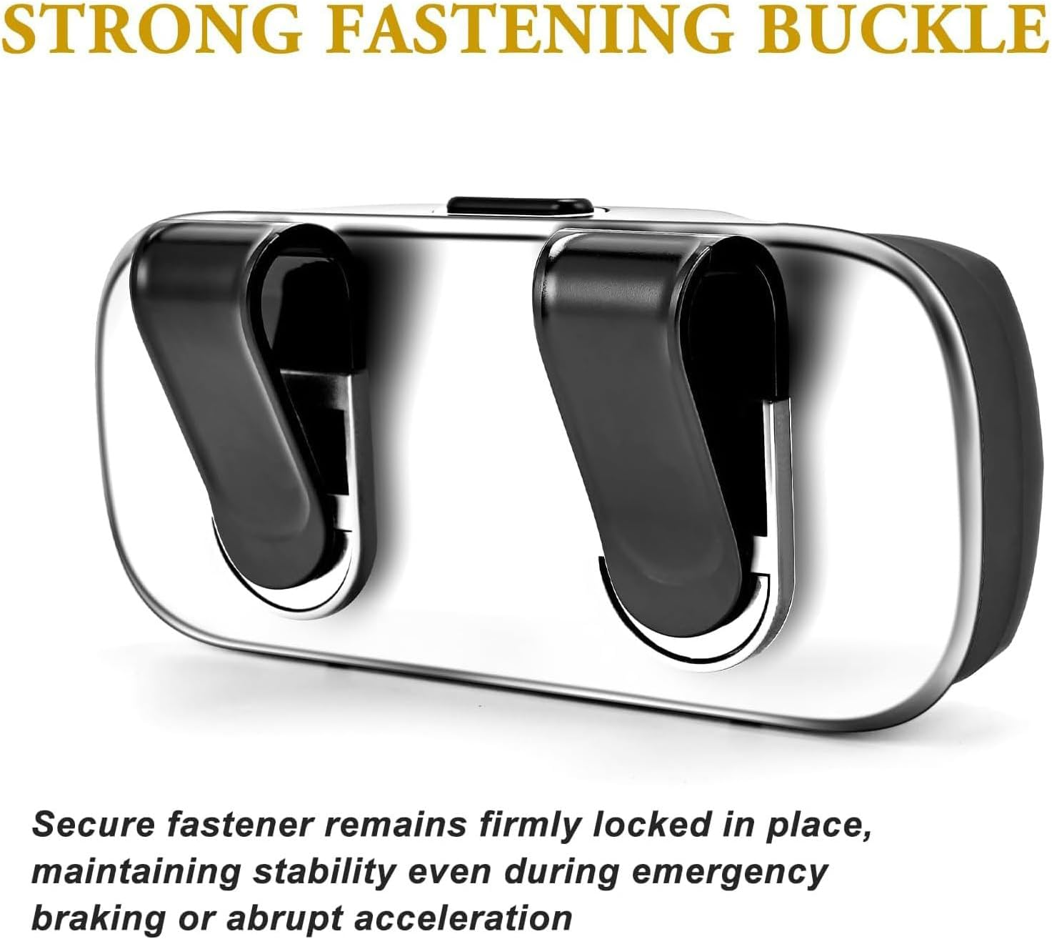 Qkbuza Car Eyeglass Holder | Glasses Case with Clips | Organizer Box Accessories Interior Automotive for All Models Men Women Travel