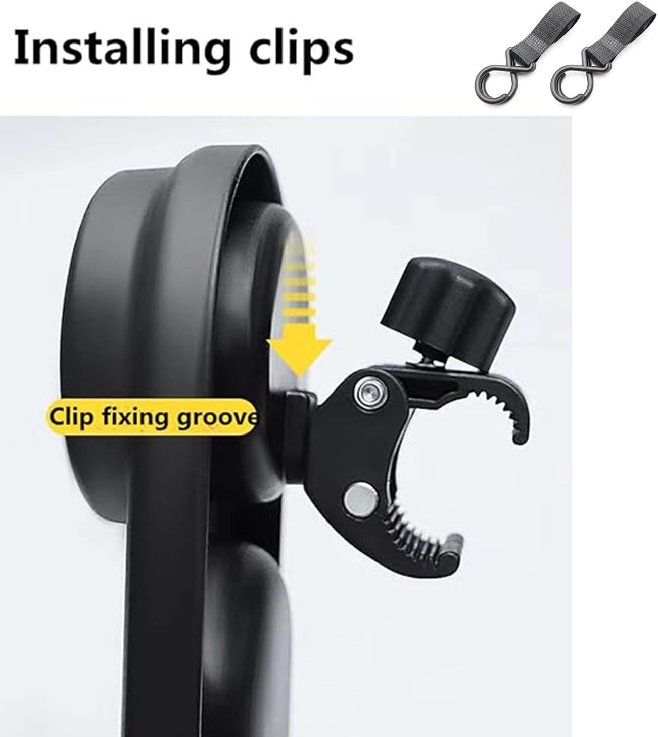 Universal Stroller Snack & Drink Tray, Cup Holder Attachment with Water Bottle Compartment, All - in - One Stroller Accessory for Snacks image number 2