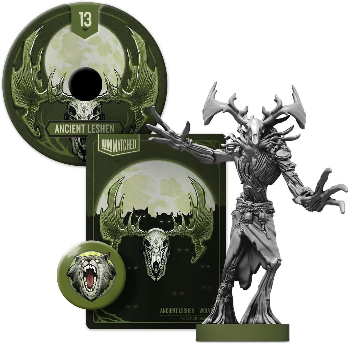 IELLO | Restoration Games | Unmatched: the Witcher - Steel and Silver | 2-3 Players, Ages 9+ image number 1