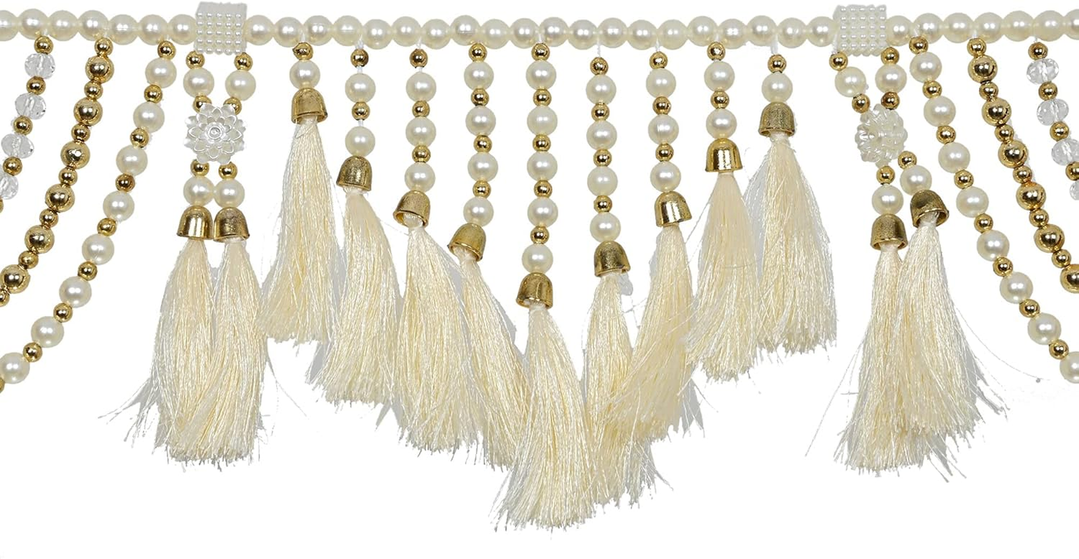 Samyuktha Toran for Door Entrance,Main Door, Mandir Bandhanwar for Home, Diwali Decoration Item Door Hanging Toranam for Pooja Room (Style2) image number 1