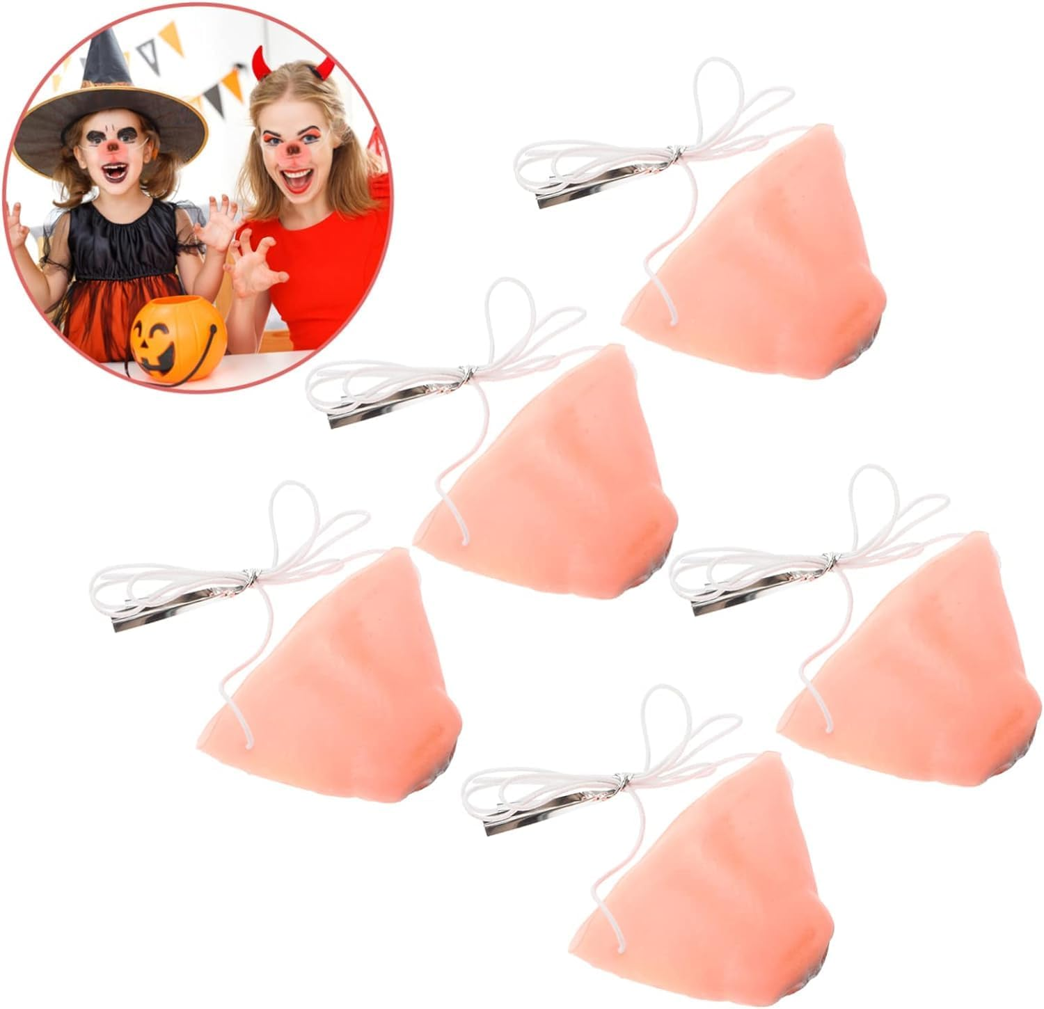 5Pcs Dog Nose Cosplay Dog Prop Party Accessories Small Dog Prop Decorative Dog Prop Performance Prop Mammals Prom Mask Fancy Dress Costume Dog Cosplay Costume Vinyl the Dog image number 2