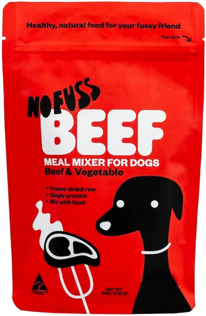 No Fuss Beef Meal Mixer Dog Food 60 G (Pack of 2) image number 2