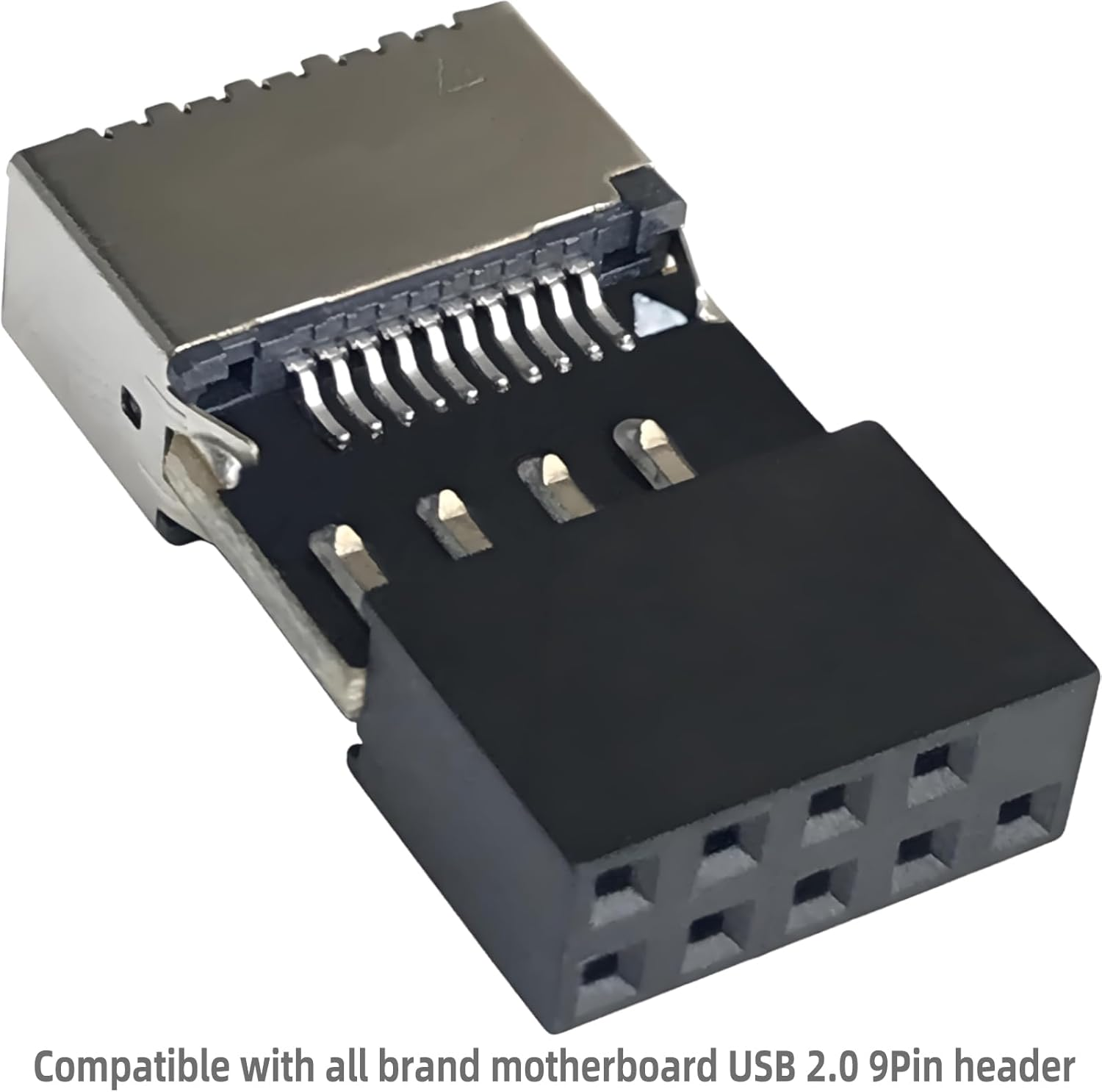 USB 2.0 to USB 3.2 Gen 1 Header Adapter Front Panel Connector Motherboard USB 9Pin to Type-E/Usb C image number 3