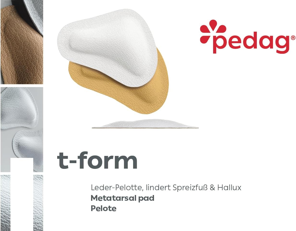 T-Form Anatomically Correct Metatarsal Arch Pads to Lift and Shape, Leather image number 2