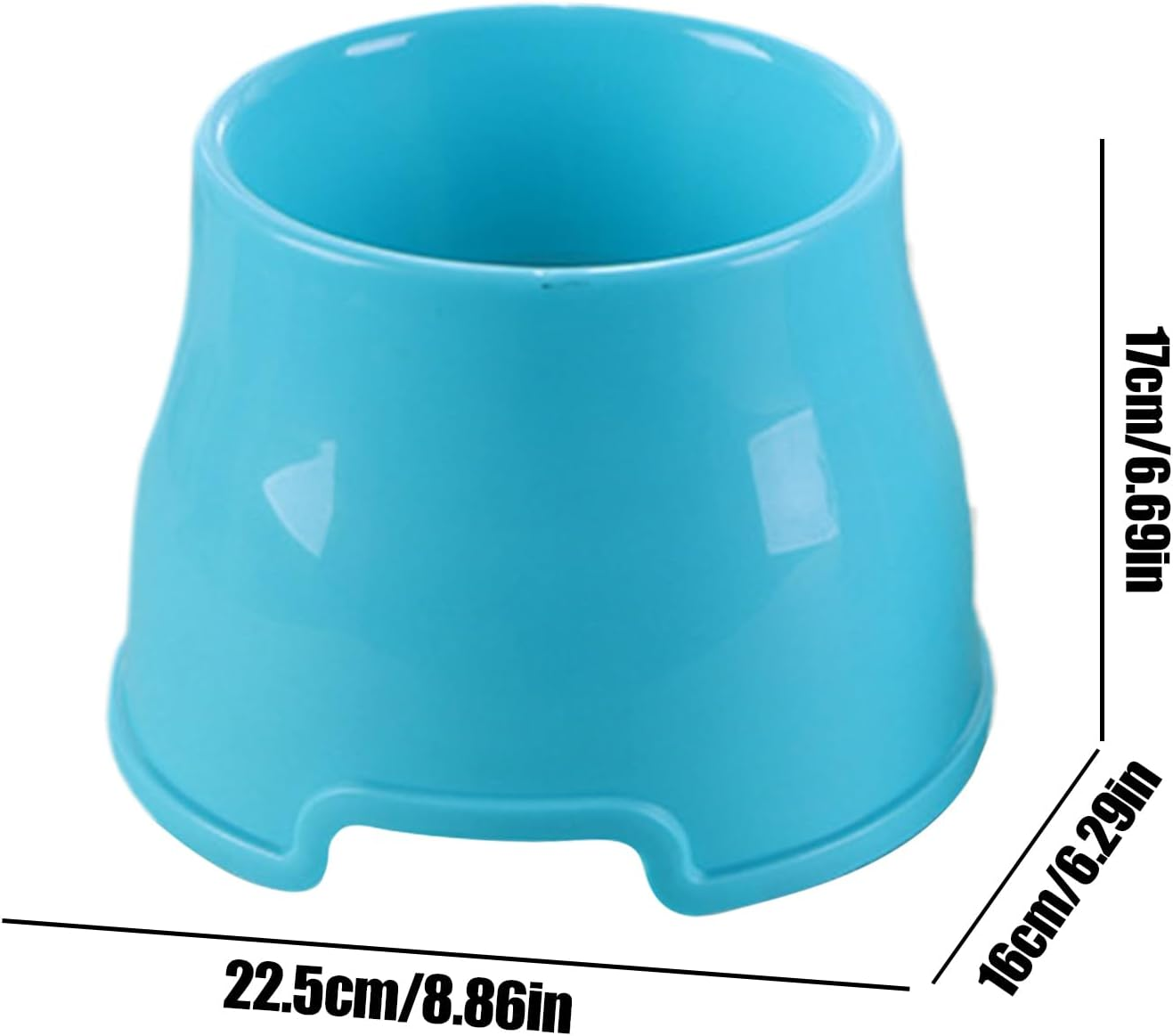 Cat Food Bowl, Elevated Cat Food Bowls, Dishwasher-Safe Pet Feeder Dish for Floor Home Travel Outdoor Camping Trip Veterinary Recovery