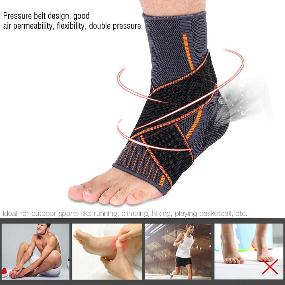 Ankle Brace, Ankle Compression Sleeve Foot Brace for Women and Men, Plantar Fasciitis Ankle Support for Pain Relief image number 2