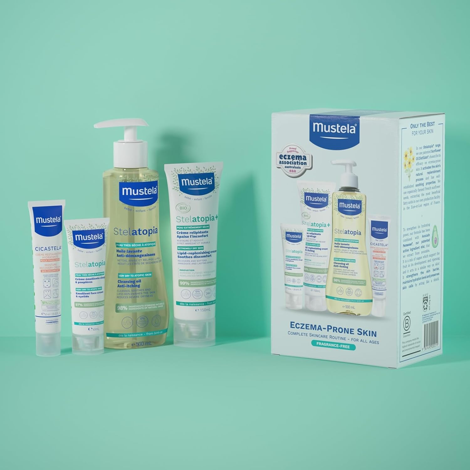 Mustela Stelatopia Eczema-Prone Skin Set