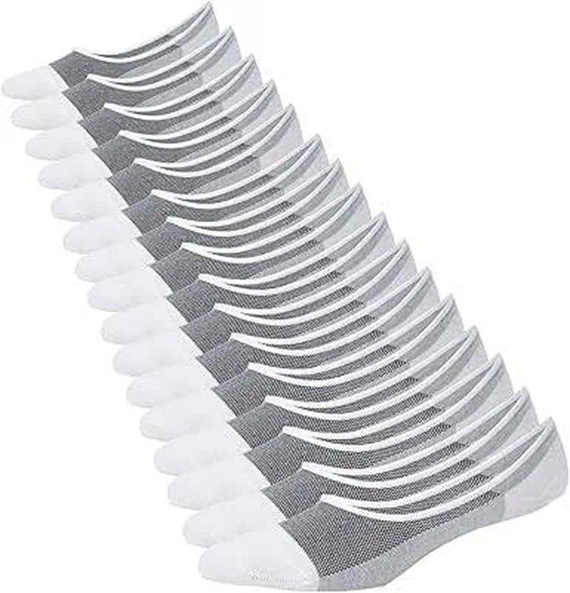 Men Sock Ankle Sock Men No Show Sock Running Sock 80% Combed Cotton Size 10-14 Compatible with Loafer, Sneaker, Dress Shoes, Boat Shoes &ndash; Leralsta image number 5