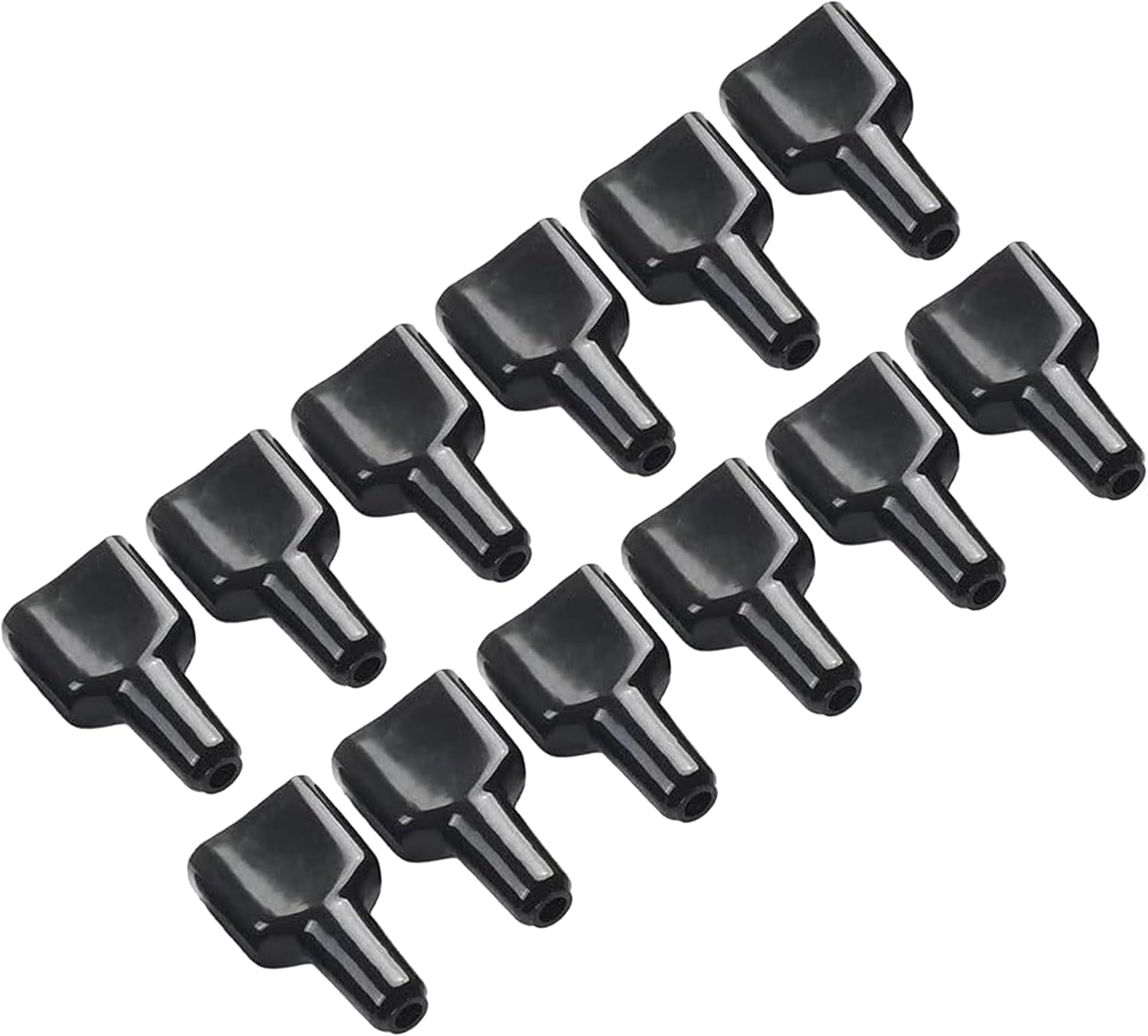 Fokmuaex 12Pcs Waterproof & Dustproof Cover for Anderson 50A Plug, Cable Sheath Protector Jacket for Electrical Connectors (Black) image number 6