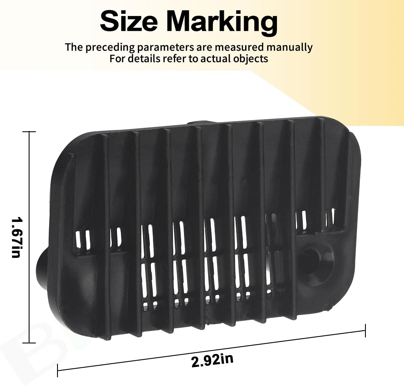 Braveboy 2 Pack Gearcase Water Inlet Screen 336206 0336206 Compatible with Evinru-De John-Son Gearcase Part 353692, 353692, 325538, 336202 for Evinru-De 0336206, 336206, 0766468 Models image number 5