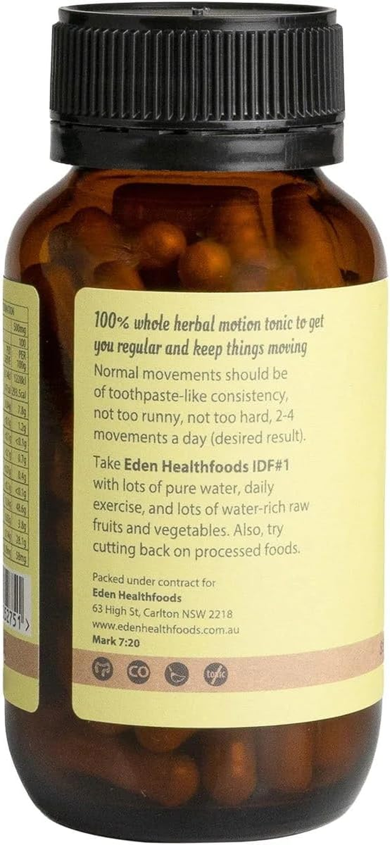 Eden Healthfoods IDF#1 Gut D-Tox Week 1 100 Vegetable Capsules, 0.1950000000000000