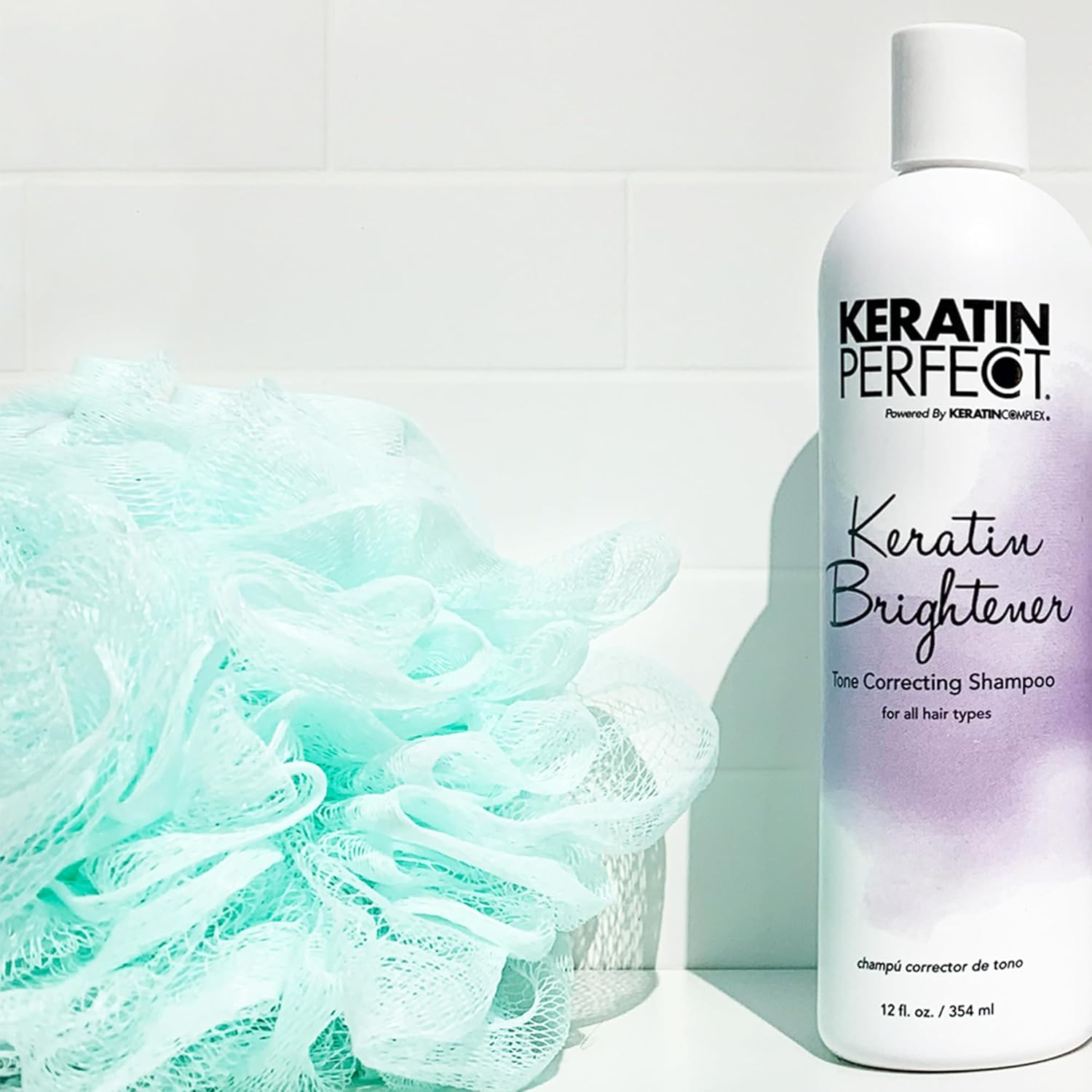 Keratin Perfect Brightener Tone Correcting Shampoo for All Hair Types