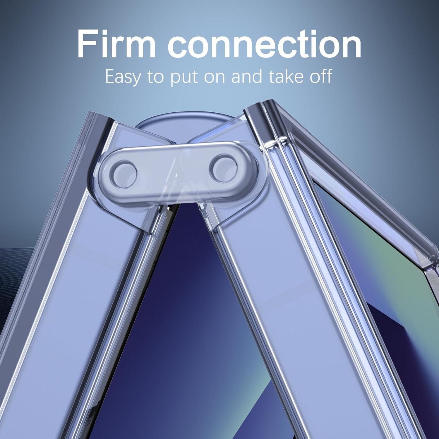 Gaobao Magnetic for Samsung Flip 7 Case, Slim Fit Z Flip7 Case, Compatible with Magsafe, Transparent Shockproof Protective Sparkle Shiny Girls Women Cover for Samsung Galaxy Z Flip7, Clear Glitter image number 6