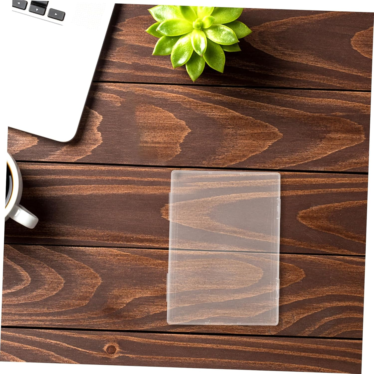 Birth Certificate Organizer Box A5 Plastic Document Storage Container Lid for Photos and Important Papers 2Pcs Set Small Keepsake Holder for Home and Office image number 3