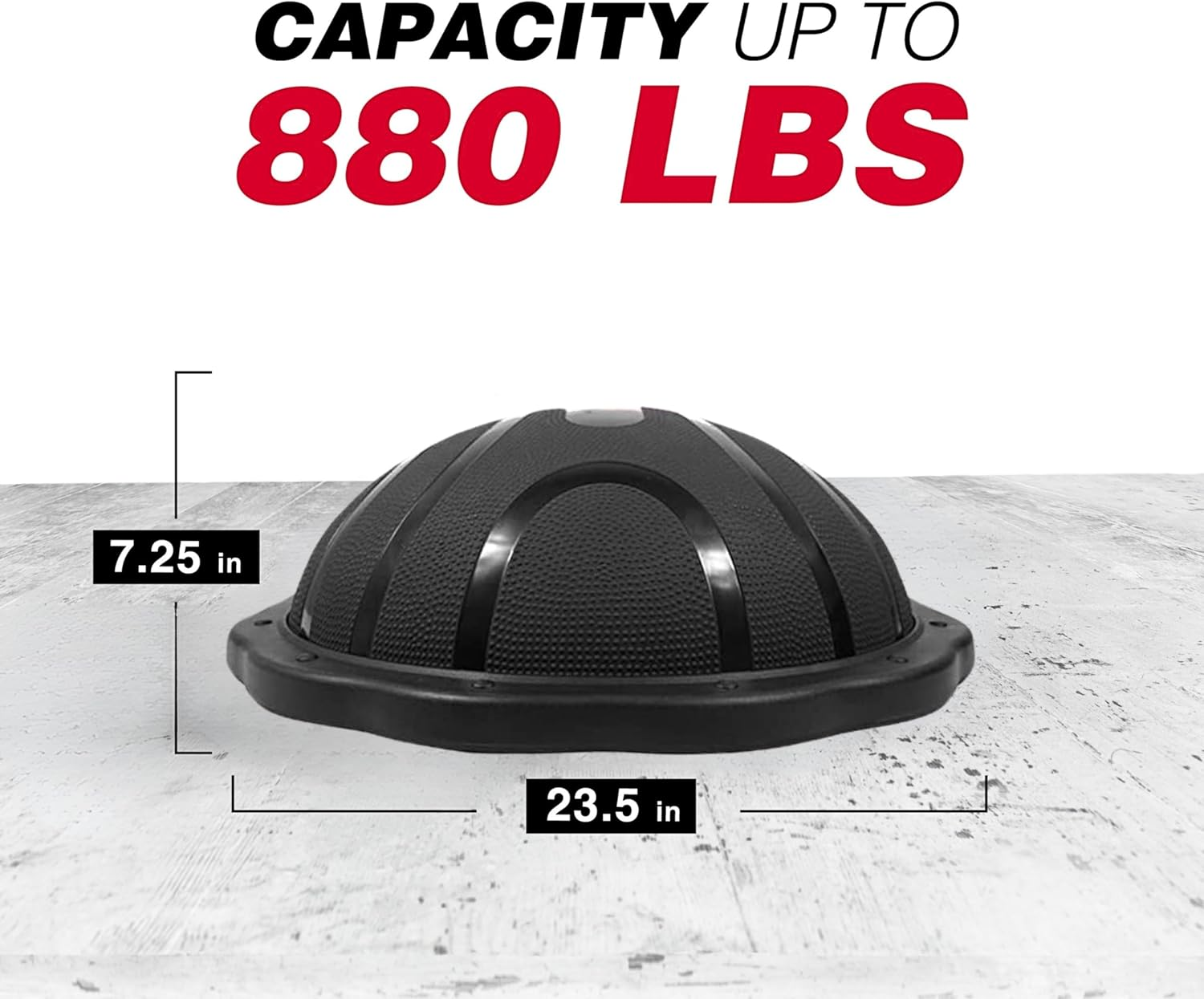 Yes4All Balance Board Trainer, Smooth Surface and Thick TPE Covered Roller; Wooden Trainer Board for All Training Level, Stability and Core Strength image number 6