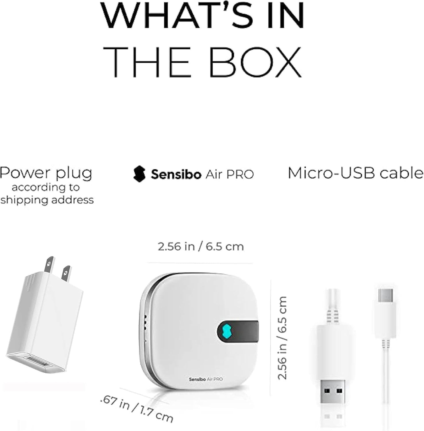 Sensibo Air PRO - Smart AC Controller with an Air Quality Sensor. Detecting Indoor Air Quality. Maintains Comfort and Saves Energy. Works with Amazon Echo, Google Home, & Apple Homekit. Known as Airq image number 3