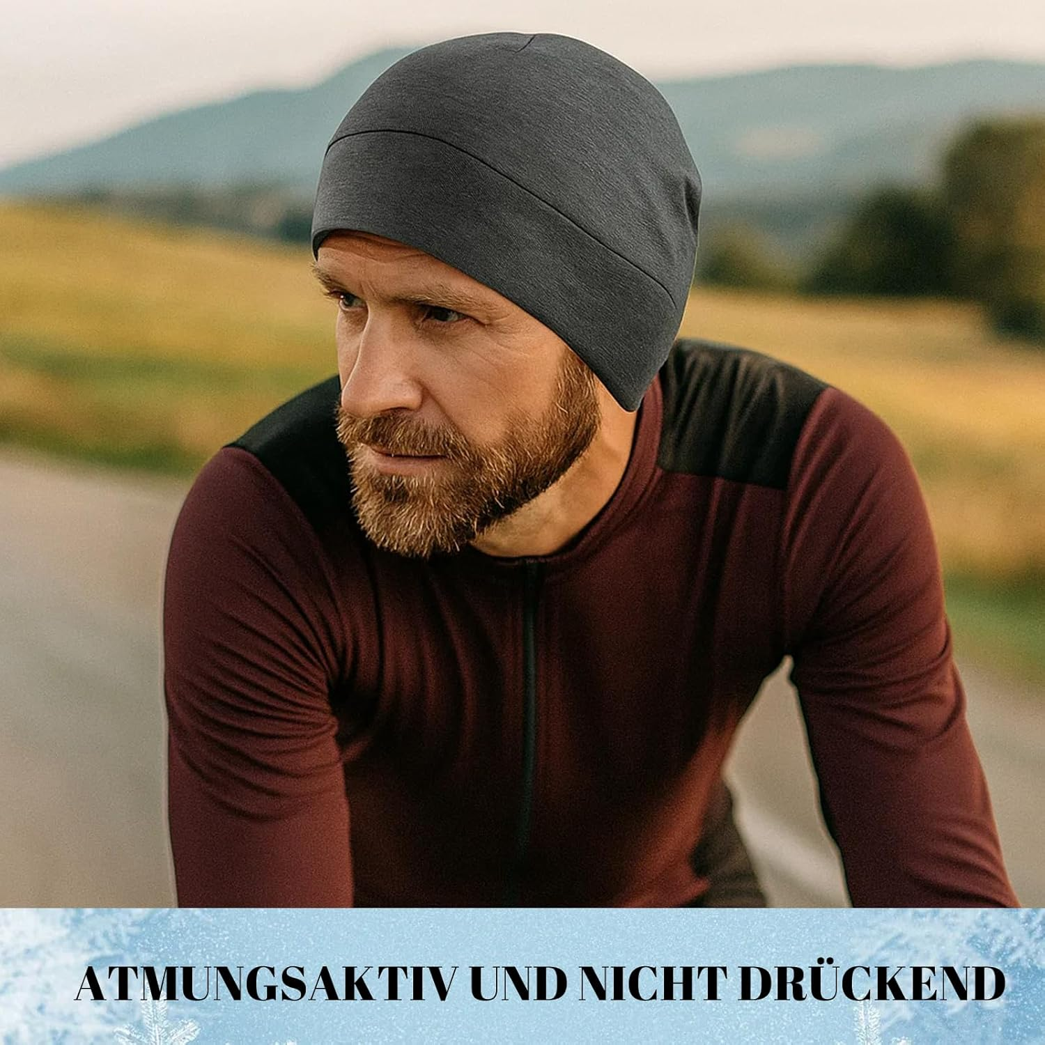 Cycling Hat, Cycling Hat under Helmet, Pack of 3 Summer Hat, Men and Women, Lightweight Thin Cotton Bicycle Cap, Hat under Bicycle Helmet for Cycling, Running, Mountaineering, Motorcycling, Unisex image number 2