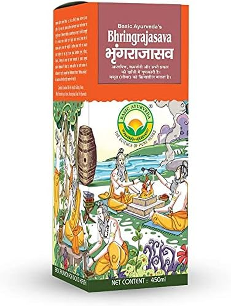 Mystic Basic Ayurveda Bhringarajasava 450 Ml image number 6