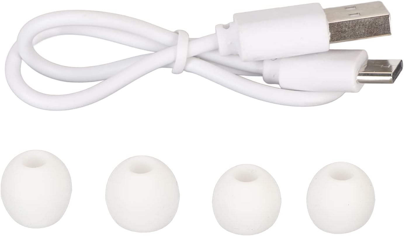 Bluetooth Earbuds Stereo IPX7 Heavy Bass Digital Power Display Wireless Earphones with Charging Case for Sports Fitness Running Black (白) image number 5