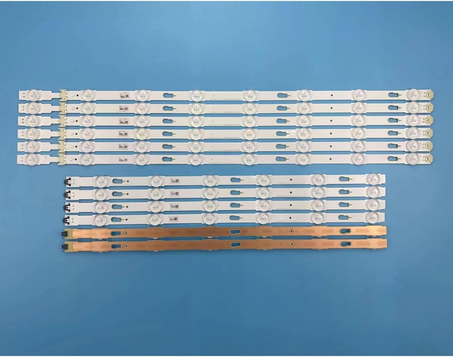 KBCTFWP 12Pc LED Backlight Strip Fit for Samsung 55" UE55KU6020K UE55KU6020U UE55KU6020W UE55KU6050K UE55KU6070U UE55KU6072U UE55KU6075U
