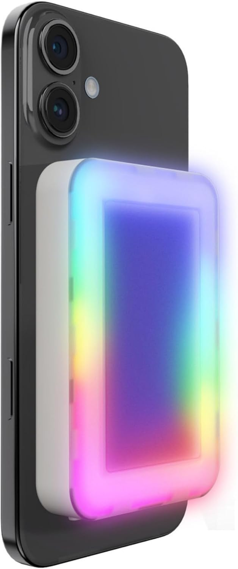 Laser Chargecore Selfie Light Mag-Safe Battery Pack, 5000Mah Wireless Magnetic Power Bank, 27 Colour LED, 15W Portable Charger with USB C Cable Charging - Compatible with Iphone 16/15/14/13/12 Series image number 2