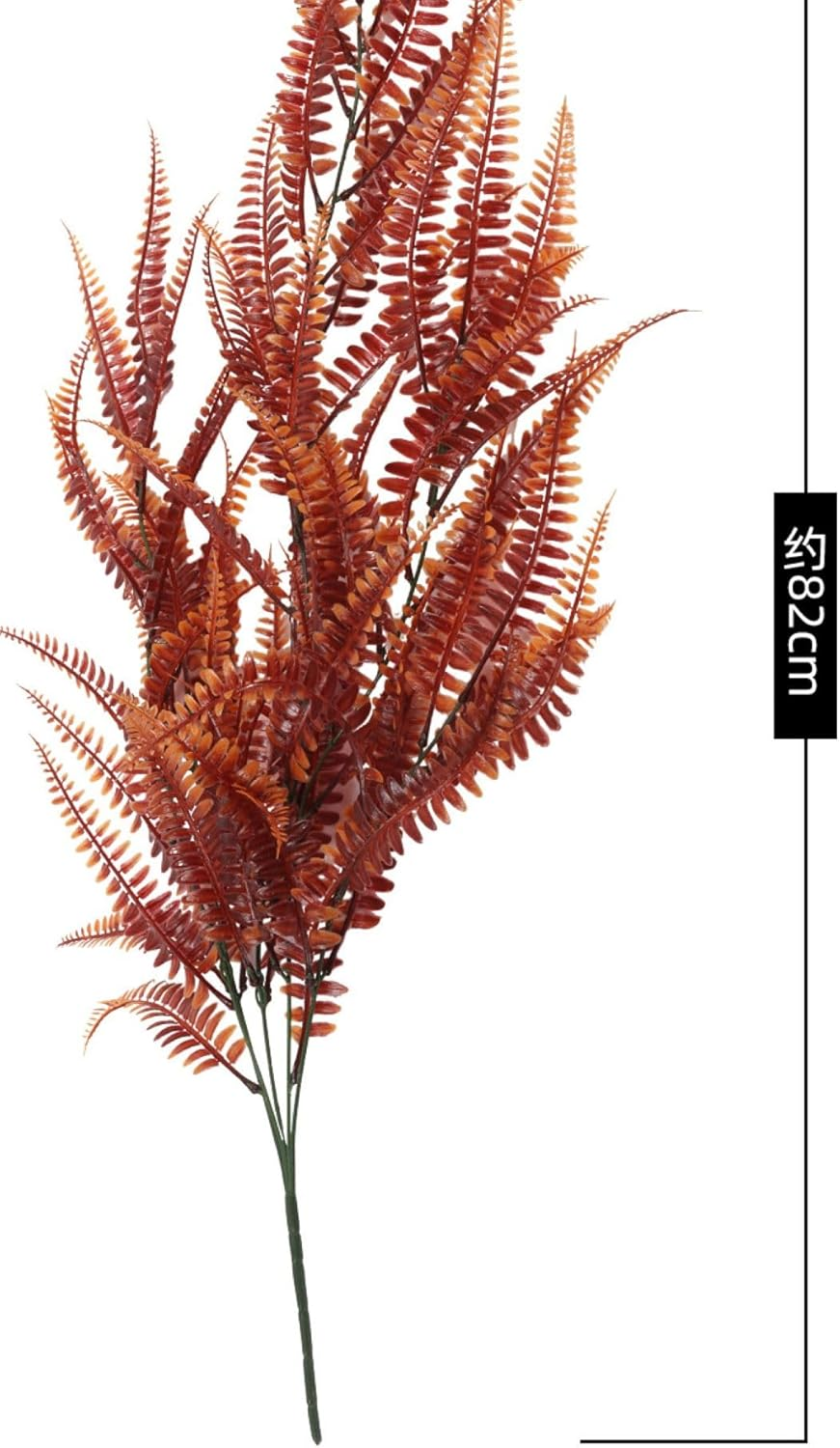 JLHOUSE AUA7004-2 Artificial Plants Faux Hanging Plant Fake Boston Ferns Vines Outdoor UV Resistant Plastic Plants for Spring D&eacute;cor Home Garden Office Wedding Decor, Sunred(2 Pcs) image number 6