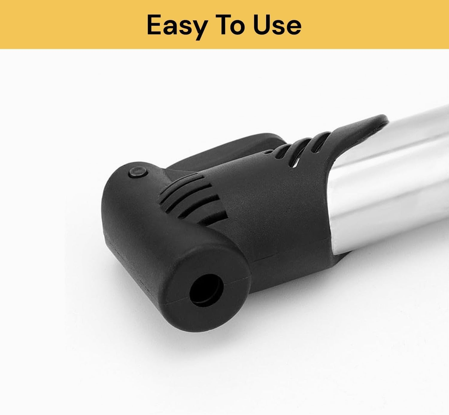 EZONEDEAL Bike Pump, Portable Bicycle Pump, Mountain, Road Hand Bike Tire Pump, Mini Bicycle Air Pump Compatible with Presta Schrader Valve and Sports Ball image number 3