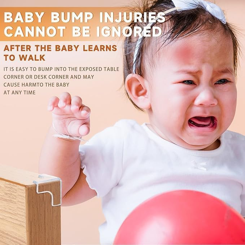 50 Pack Corner Protector for Baby, Furniture Corner Protectors Guard, Table Corner Covers, Baby Safety Corner Guards, Proof Corners and Edges Safety Bumpers Cushion (Transparent) image number 5