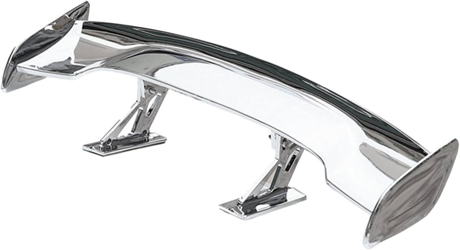 Car Spoiler Wing - Spoilers for Cars | GT Wing Car Spoiler Car Rear Spoiler Wing Carbon Fiber Auto Car Tail Decoration - Silver Plating image number 4
