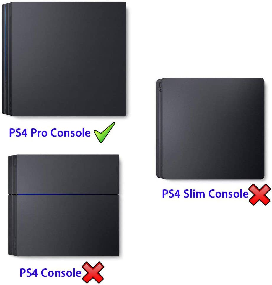 Extremerate Vertical Stand Holder for PS4 Pro Game Console Black