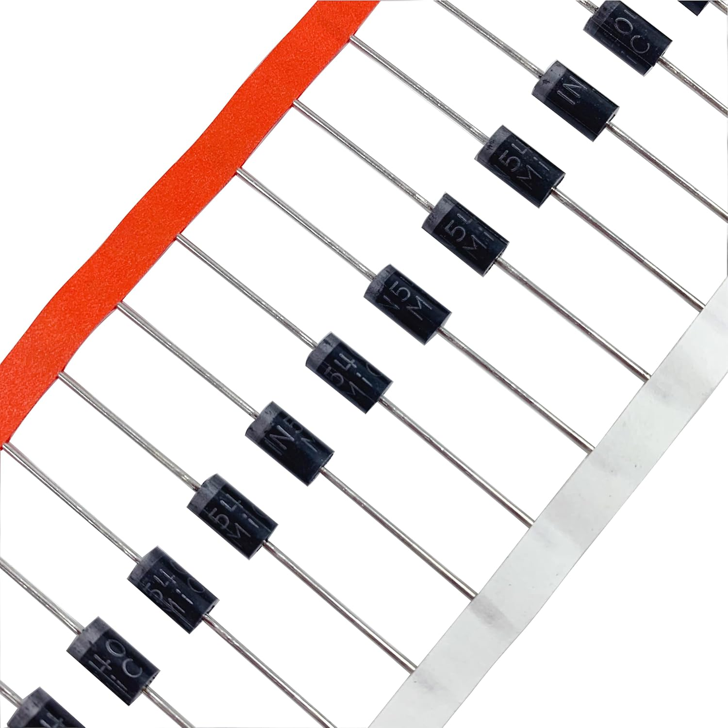 35 Values 500 Pcs Rectifier Schottky Diode Kit 1N4001 1N4002 1N4003 1N4004 1N4005 1N4006 1N4007 1N4148 1N5401 1N5404 1N5408 1N5817 1N5819 FR107 FR207 HER107 HER207 SR160 SR360 SR2100 SR5100 6A10 10A10 image number 1