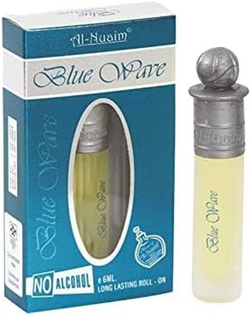 Generic Blue Wave Attar, 6Ml, Alcohol-Free Long-Lasting Fragrance for Men, Floral Scent