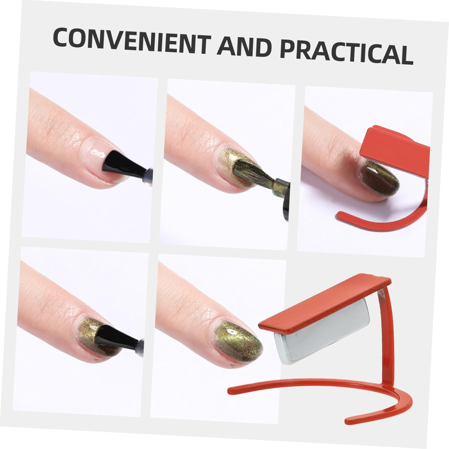 NULYLU Nail Magnets for Cat Creative Nail Art Tool Strong Hold Magnets Easy Application image number 3