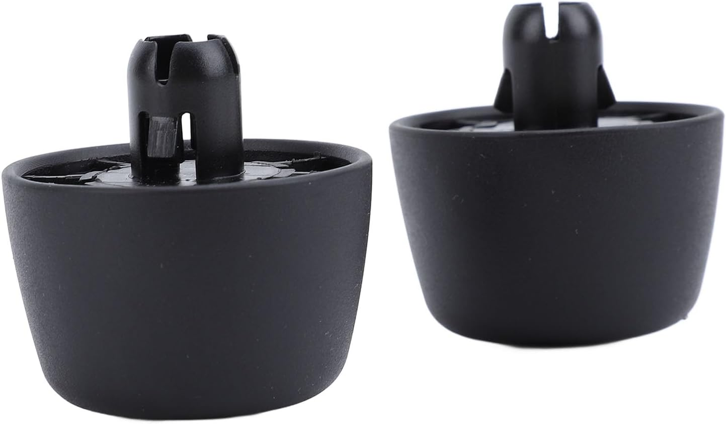 Pair of Car Hood Bumper Stop, Black Rubber Rubber Hood Stop Support Bonnet Bumper Pad Easy Installation 55395650AD Bonnet Bumper Cushion for JK One 2007 to 2018