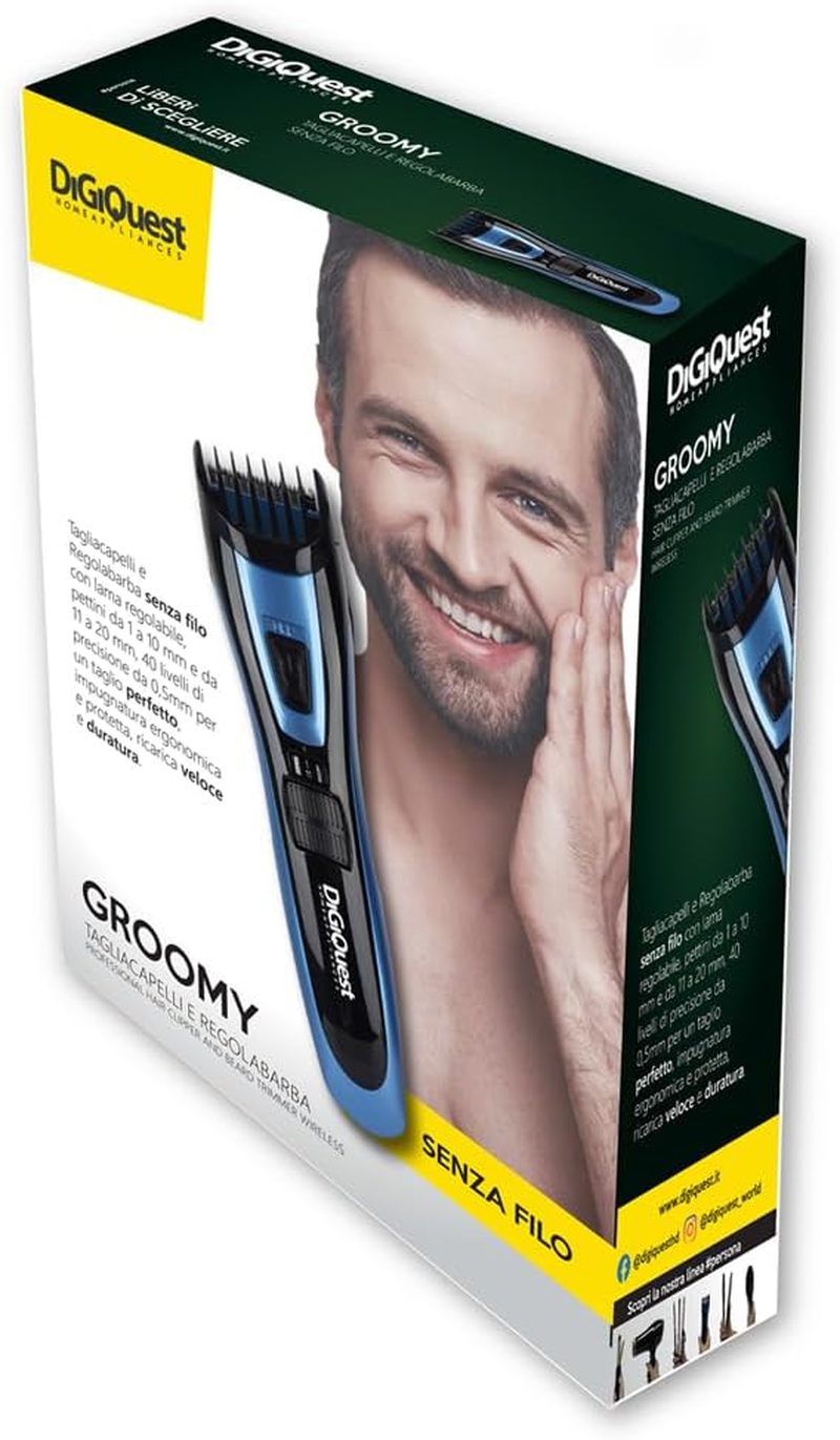 Groomy Cordless Hair Trimmer and Beard Trimmer