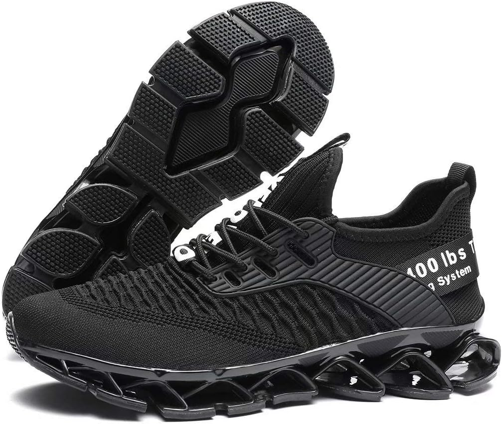 Vooncosir Men'S Fashion Sneakers Breathable Mesh Running Shoes Blade Non Slip Soft Sole Casual Athletic Walking Shoes image number 1