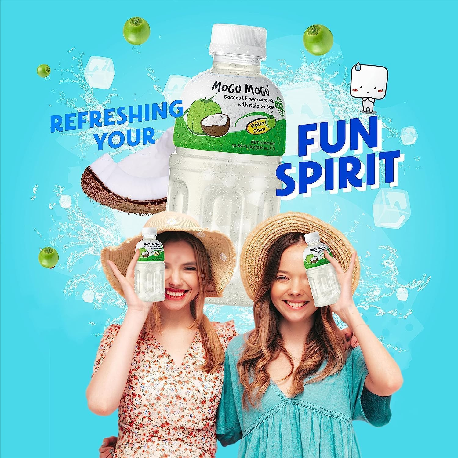 Mogu Mogu Coconut Drink 1000 Ml image number 1